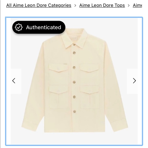 Aimé Leon Dore CHINO over shirt - Picture 3 of 5